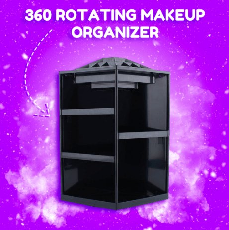360 Rotating Makeup Organizer - PlanetShopper