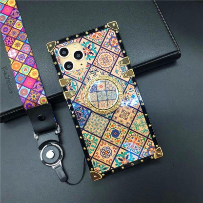 High Quality Bohemian Lanyard Ring Phone Case For iPhone Samsung - PlanetShopper