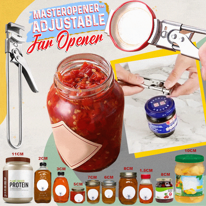 MasterOpener™ Adjustable Jar & Bottle Opener - PlanetShopper